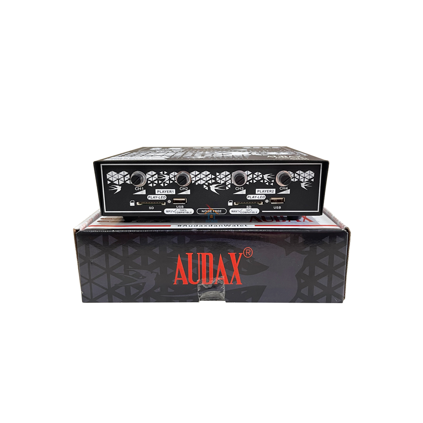Amplifier Cao Cấp AUDAX: AXM-11 Ver 3.0 ( auto chuyển đổi tự động 110v-240v - AC<=>DC ) 800 loa